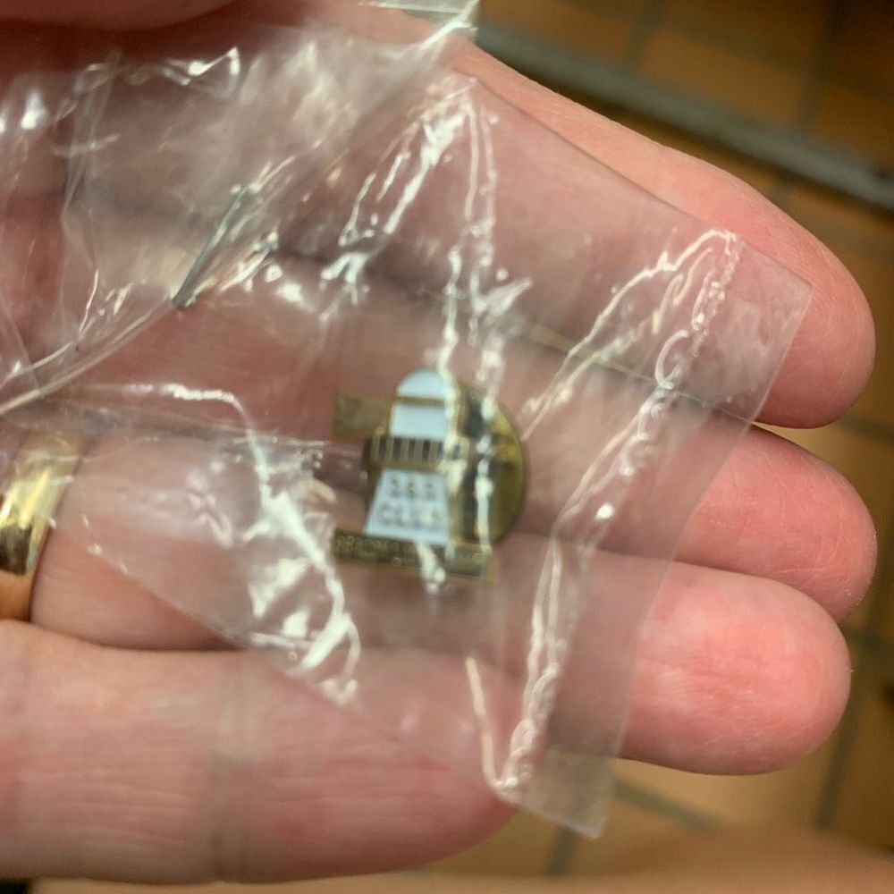 Beacon Lodge Camp 365 Club Gold Tone Lighthouse Pin *New*